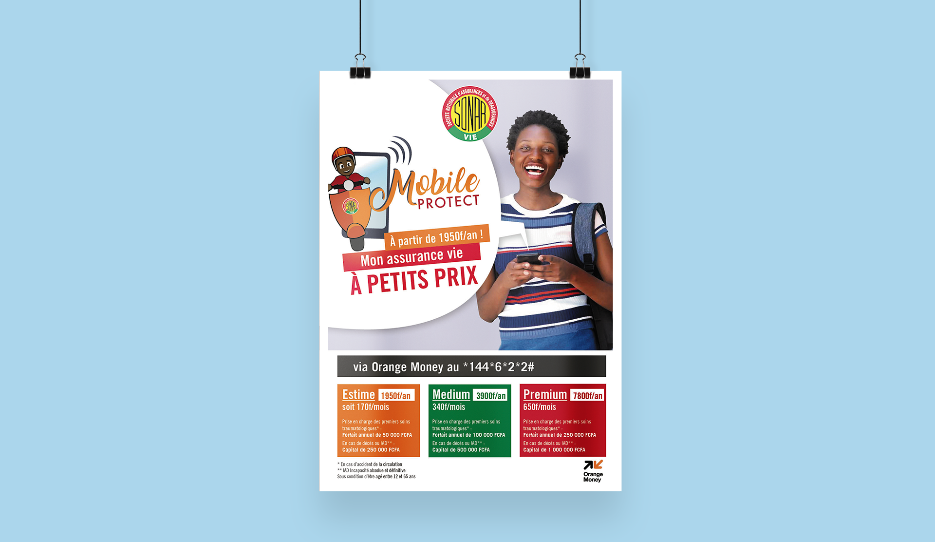 Affiche logo Mobile Protect